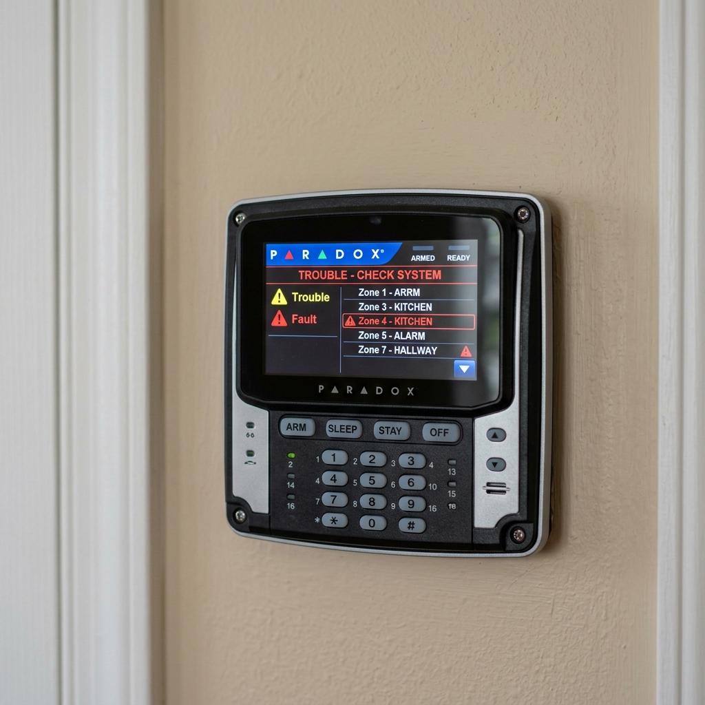 Paradox alarm system repair and troubleshooting