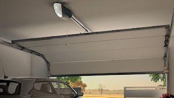 Garage door motor installation
